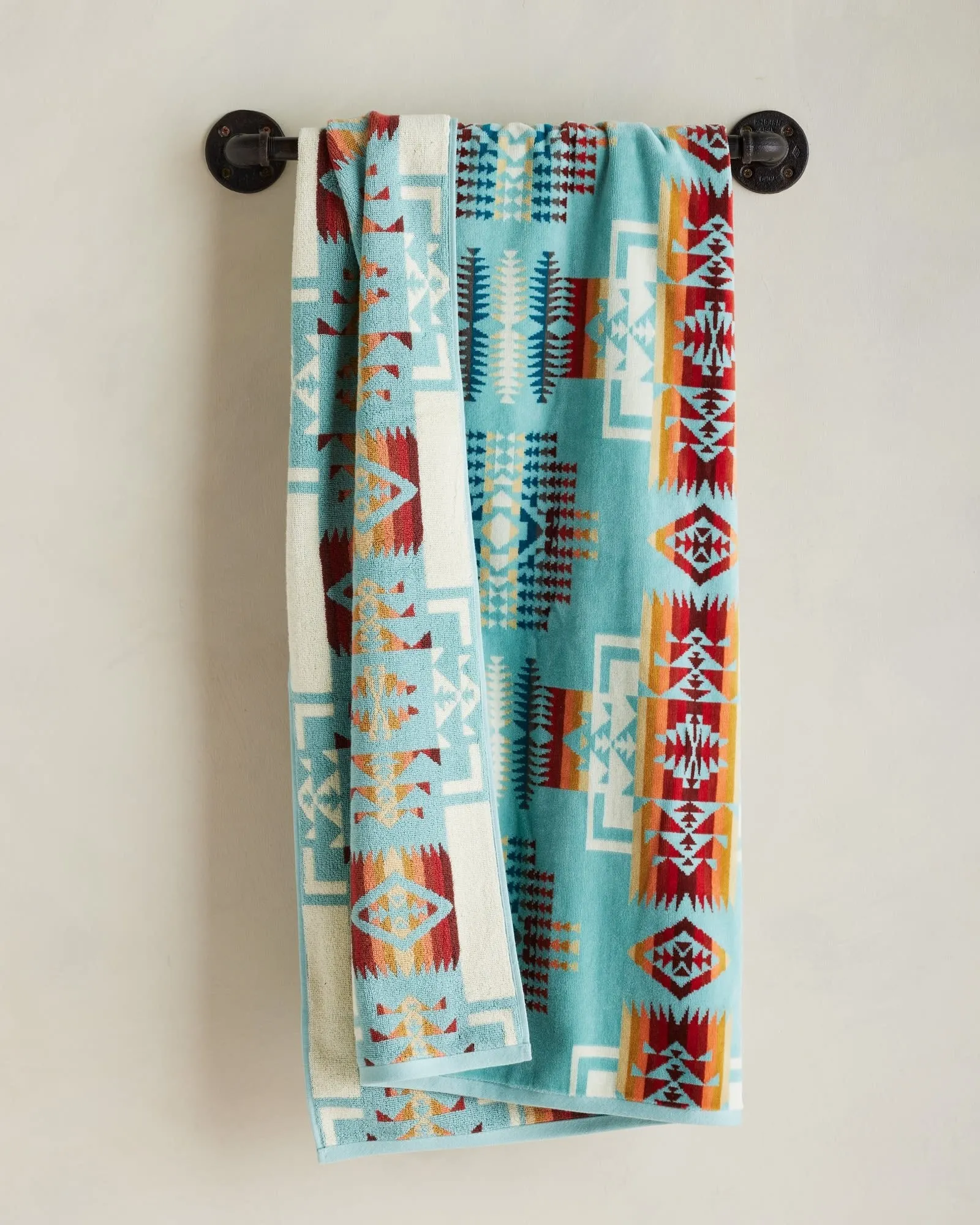 Chief Joseph Spa Towels bathroom set, shower caddy