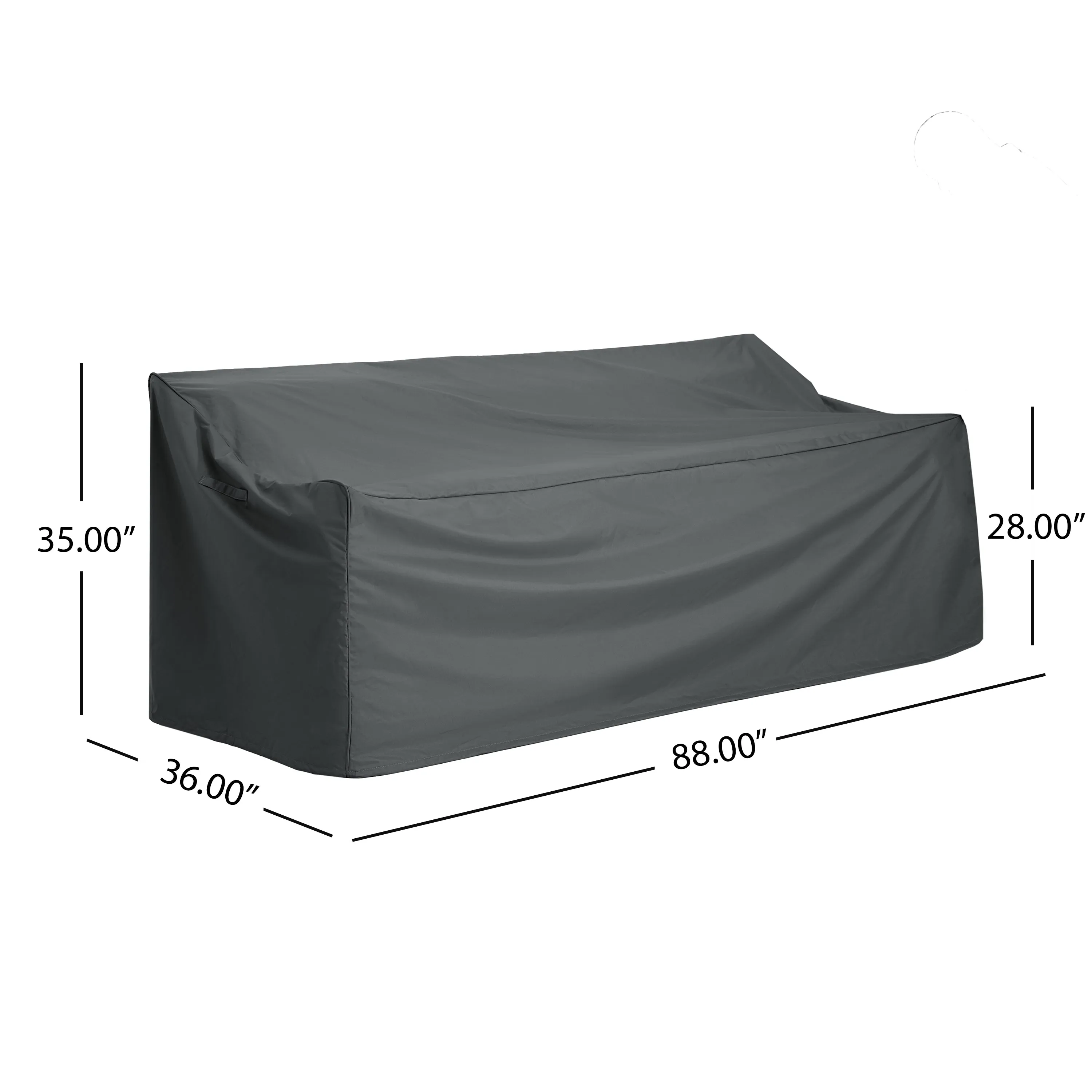 Chilla Outdoor Patio Rectangle 3-seater Sofa Cover