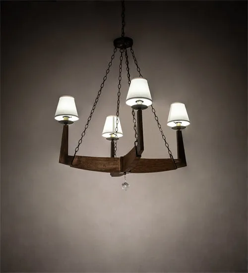 City Centre Chandelier mattress topper, bed base