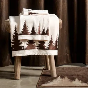 Clearwater Pines 3-PC Bath Towel Set, Cream bathroom furniture, vanity cabinet