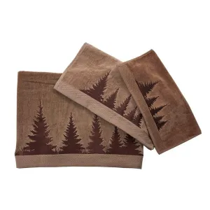 Clearwater Pines 3-PC Bath Towel Set, Mocha bathroom furniture, vanity cabinet