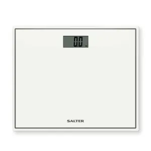 Compact Glass Electronic Scale, White round coffee table, wooden coffee table