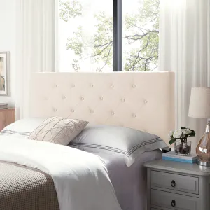 Contemporary Upholstered Headboard - NH594113 wood bed frame, upholstered bed