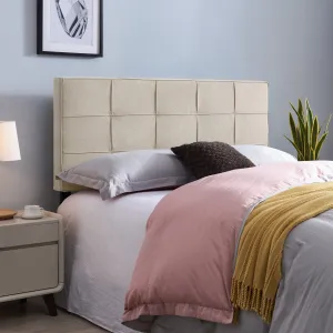 Contemporary Upholstered Queen/Full Headboard - NH031113 wood bed frame, upholstered bed
