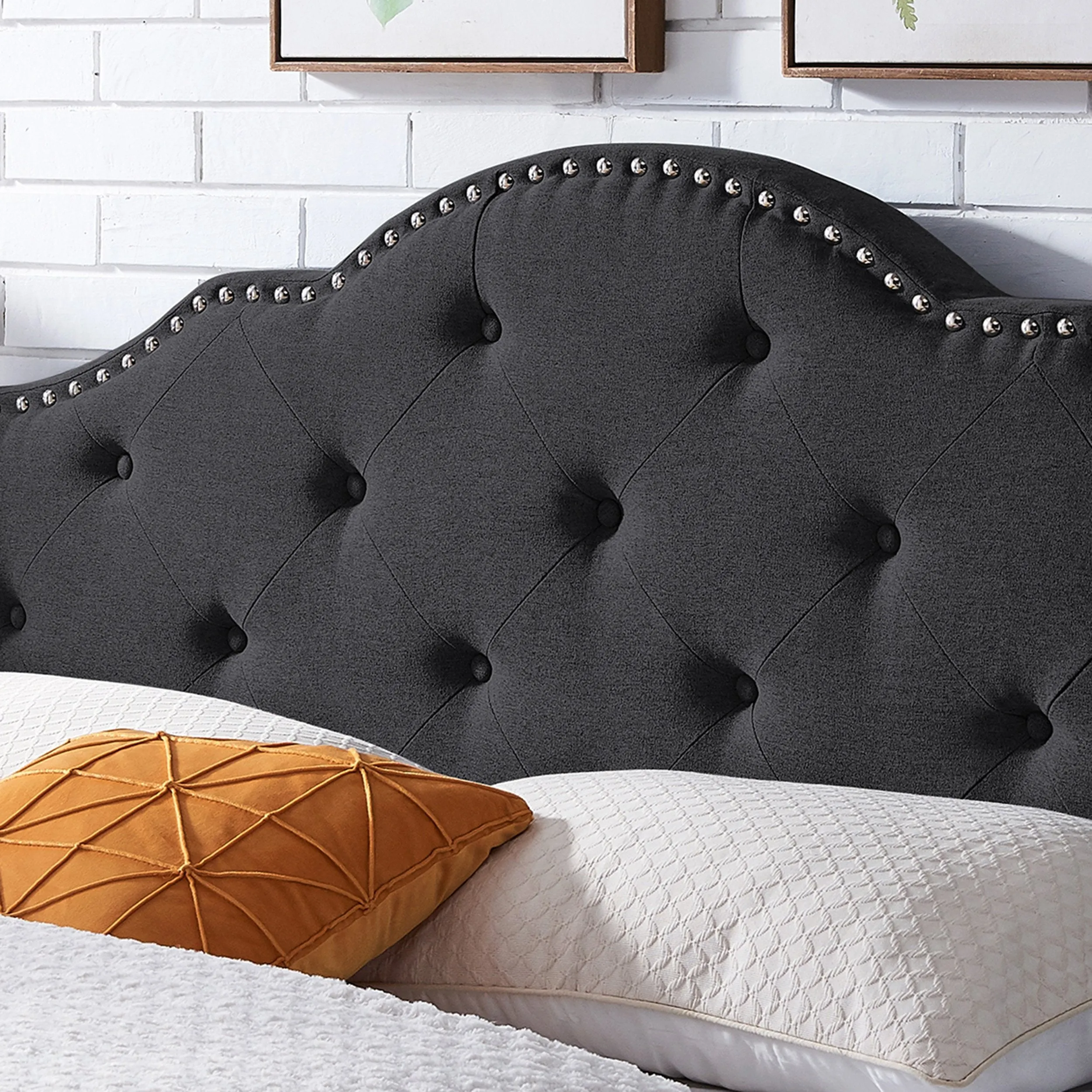 Contemporary Upholstered Queen/Full Headboard - NH145113