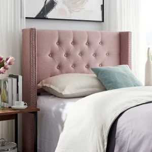 Contemporary Upholstered Twin Headboard - NH476113 queen headboard, wooden headboard