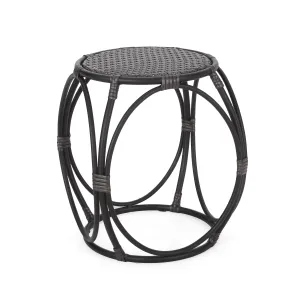Coston Outdoor Wicker Side Table patio chairs, outdoor seating