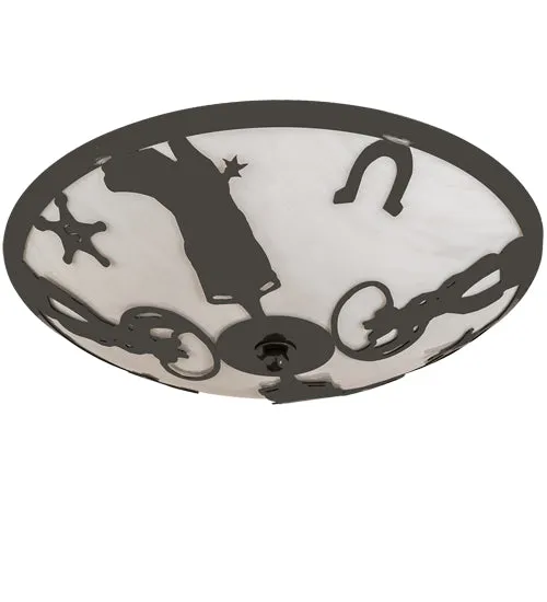 Cowboy Lighting Flushmount