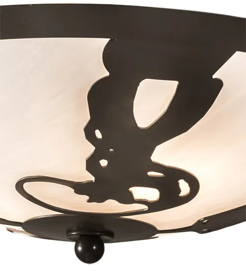 Cowboy Lighting Flushmount