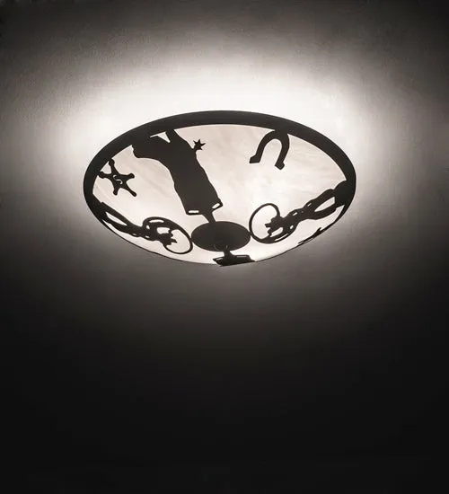 Cowboy Lighting Flushmount mattress topper, bed base