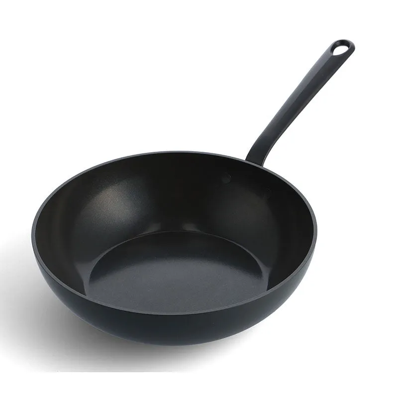 Craft Non-Stick Wok 28cm, Black curtain fabric, upholstery textile