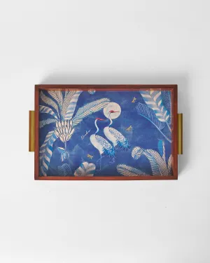 Dancing Crane Tray sheet set, pillowcase