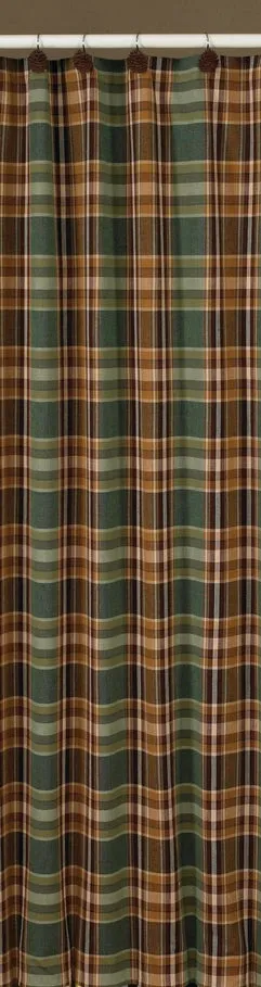 Deep Woods Plaid Shower Curtain 3 piece sofa set, living room set