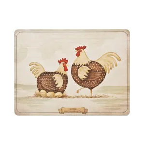 Derbyshire Redcap Set of 6 placemats, 31 x 23.5cm tufted headboard, king headboard