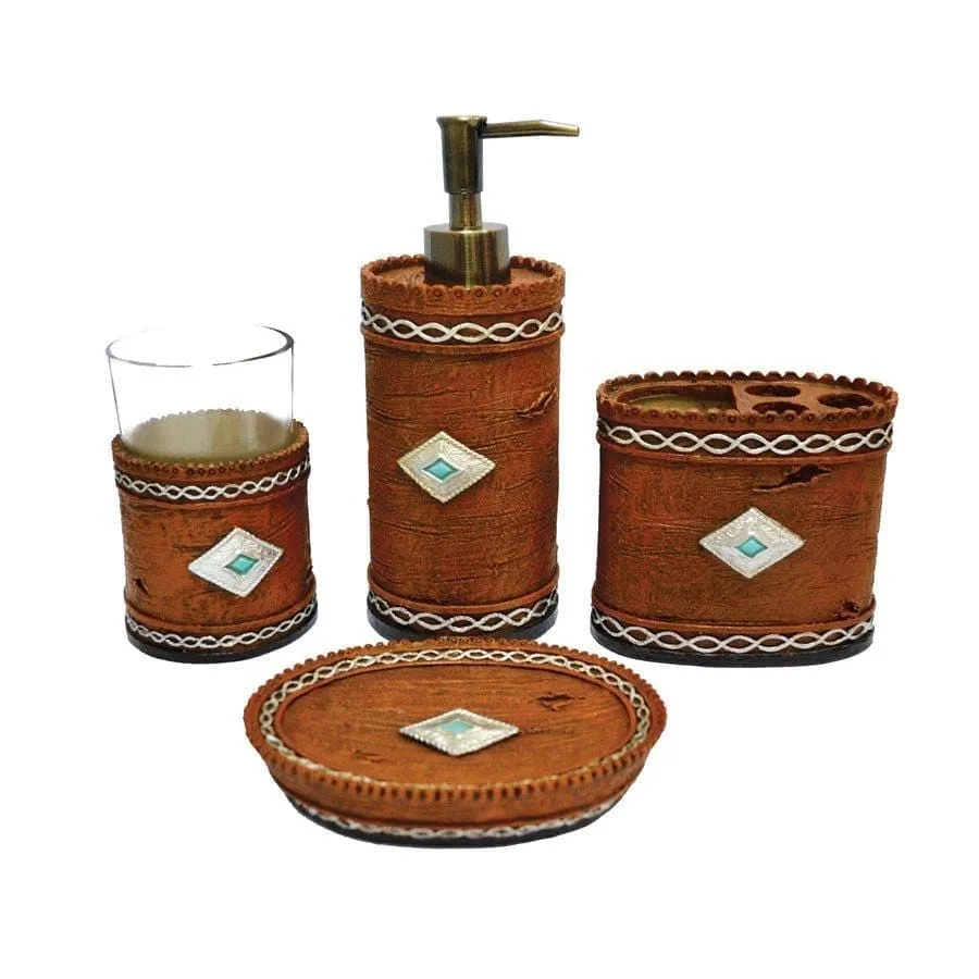Diamond Concho Western Bath Accessories