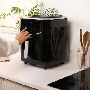 Digital Air Fryer, 6.5L, Black lamp shade, drum shade
