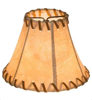 Distressed Faux Leather Lamp Shade 6" laundry hamper, dirty clothes basket