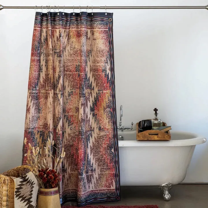 Distressed Southwestern Shower Curtain