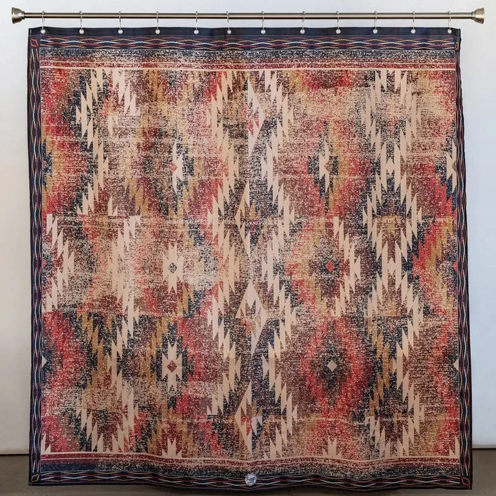 Distressed Southwestern Shower Curtain