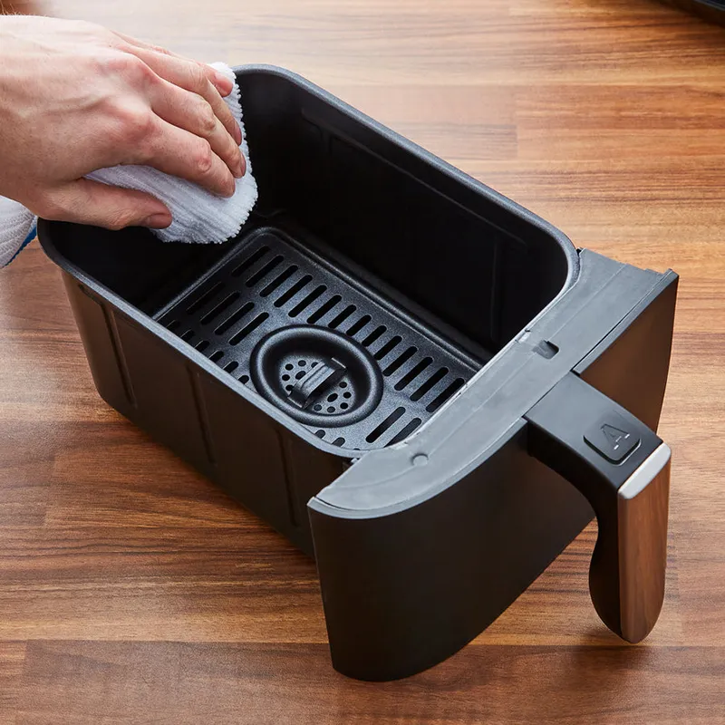 Dual Smart Air Fryer, 9L, Black