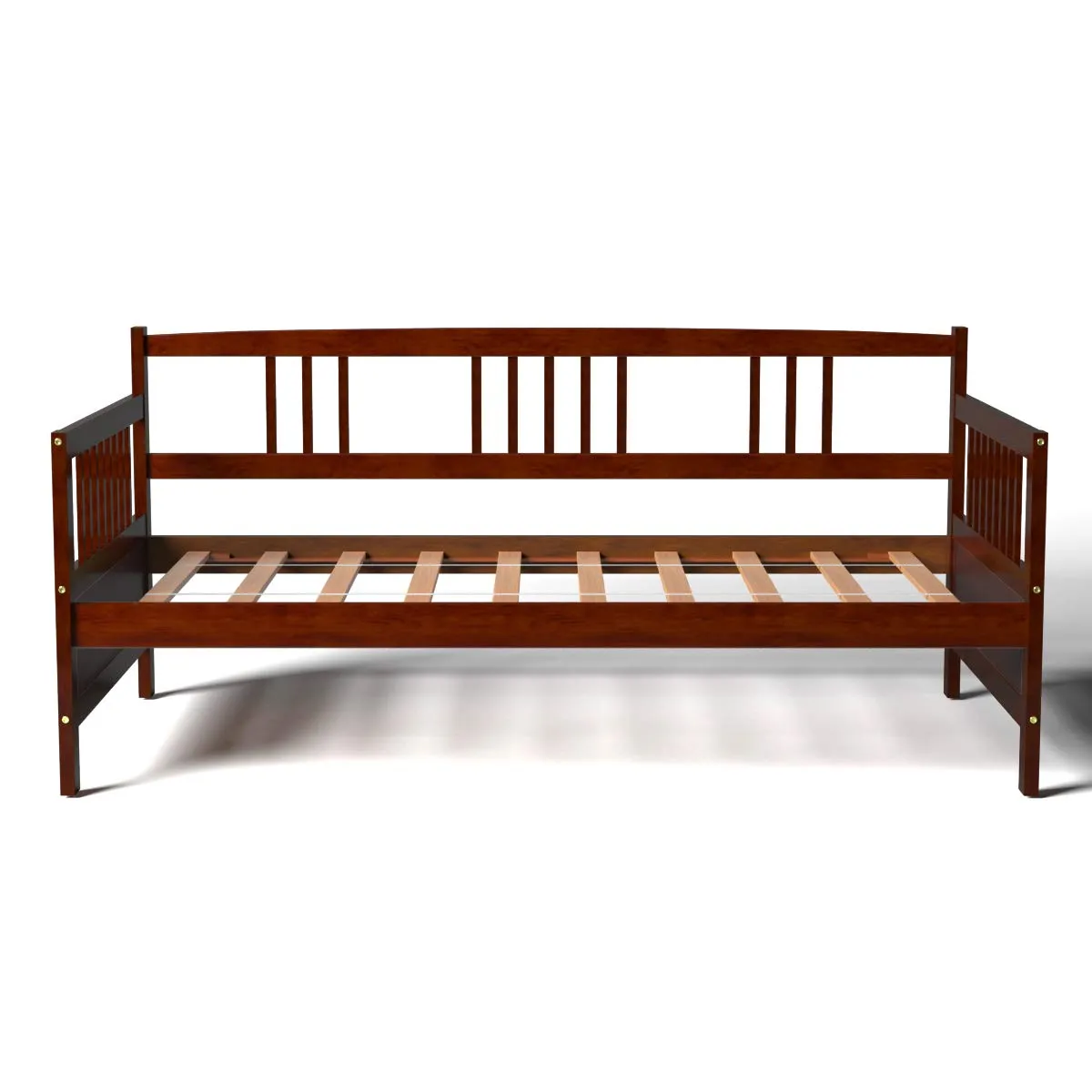 Dual-use Sturdy Sofa Bed for Bedroom Living Room bed frame, queen bed
