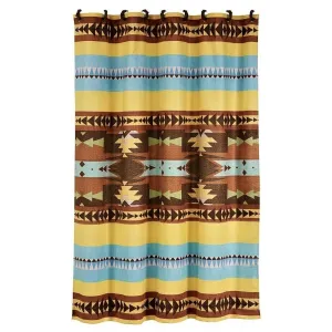 El Cerro Southwestern Shower Curtain bathroom furniture, vanity cabinet
