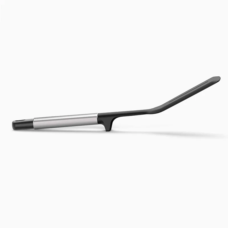 Elevate Silicone Slotted Turner, Stainless Steel