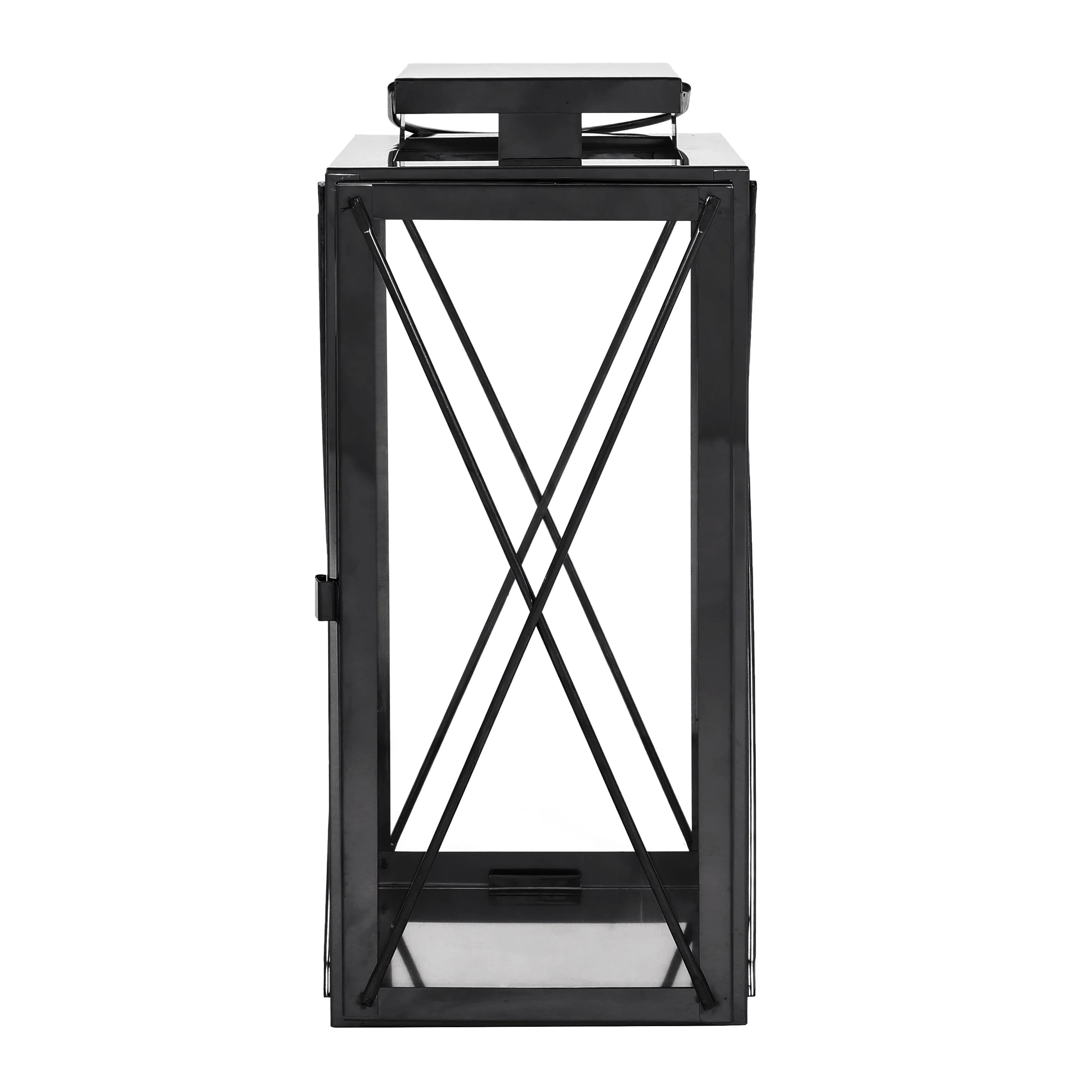 Elwick 14" Modern Stainless Steel Lantern