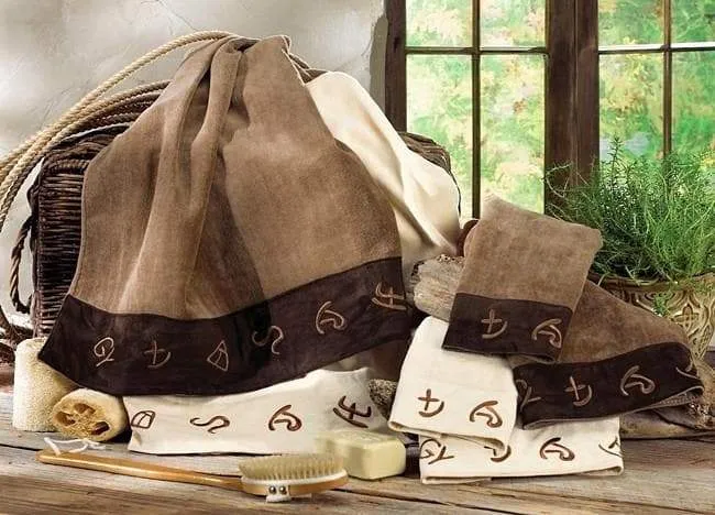 Embroidered Ranch Brands Bathroom Towels bathroom furniture, vanity cabinet