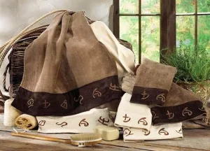 Embroidered Ranch Brands Bathroom Towels bathroom furniture, vanity cabinet