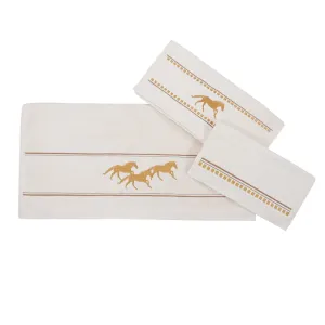 Equestrian Run Bathroom Towel Set bath towels, hand towels