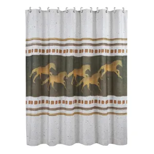 Equestrian Run Shower Curtain 3 piece sofa set, living room set