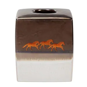 Equestrian Run Tissue Box bathroom accessories, soap dispenser