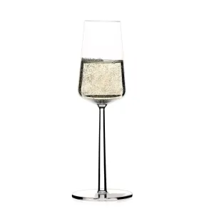 Essence Pair of Champagne flutes, 21cl ceramic platter, appetizer tray