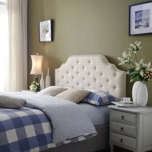 Fabric Tufted Queen/Full Headboard - NH284892 queen headboard, wooden headboard