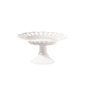 Firenze Cake Stand, D30cm, White napkin rings, dining placemats