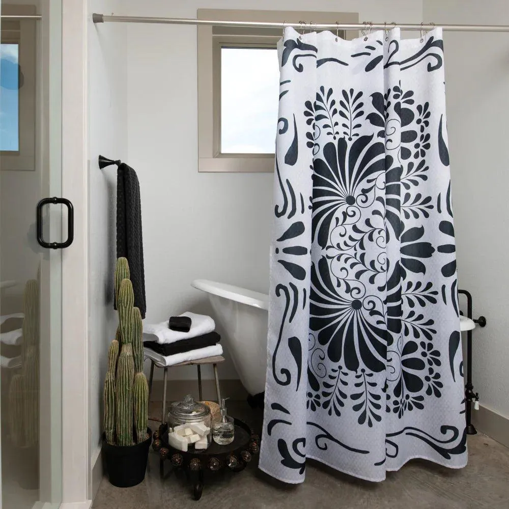 Floral Mandala Shower Curtain