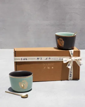 Frangipani Bowls with Spoons (Set of 2) sheet set, pillowcase