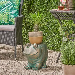 Frog Garden Stool - NH704703 patio chairs, outdoor seating