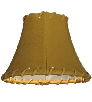 Genuine Leather 6" Lamp Shade laundry hamper, dirty clothes basket