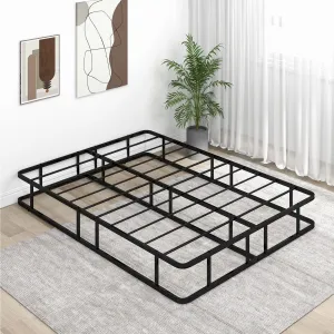 Giantex 10 Inch Bed Frame Queen Size, Metal Platform Queen Bed Frame, Heavy Duty Steel Slat Support bed frame, queen bed