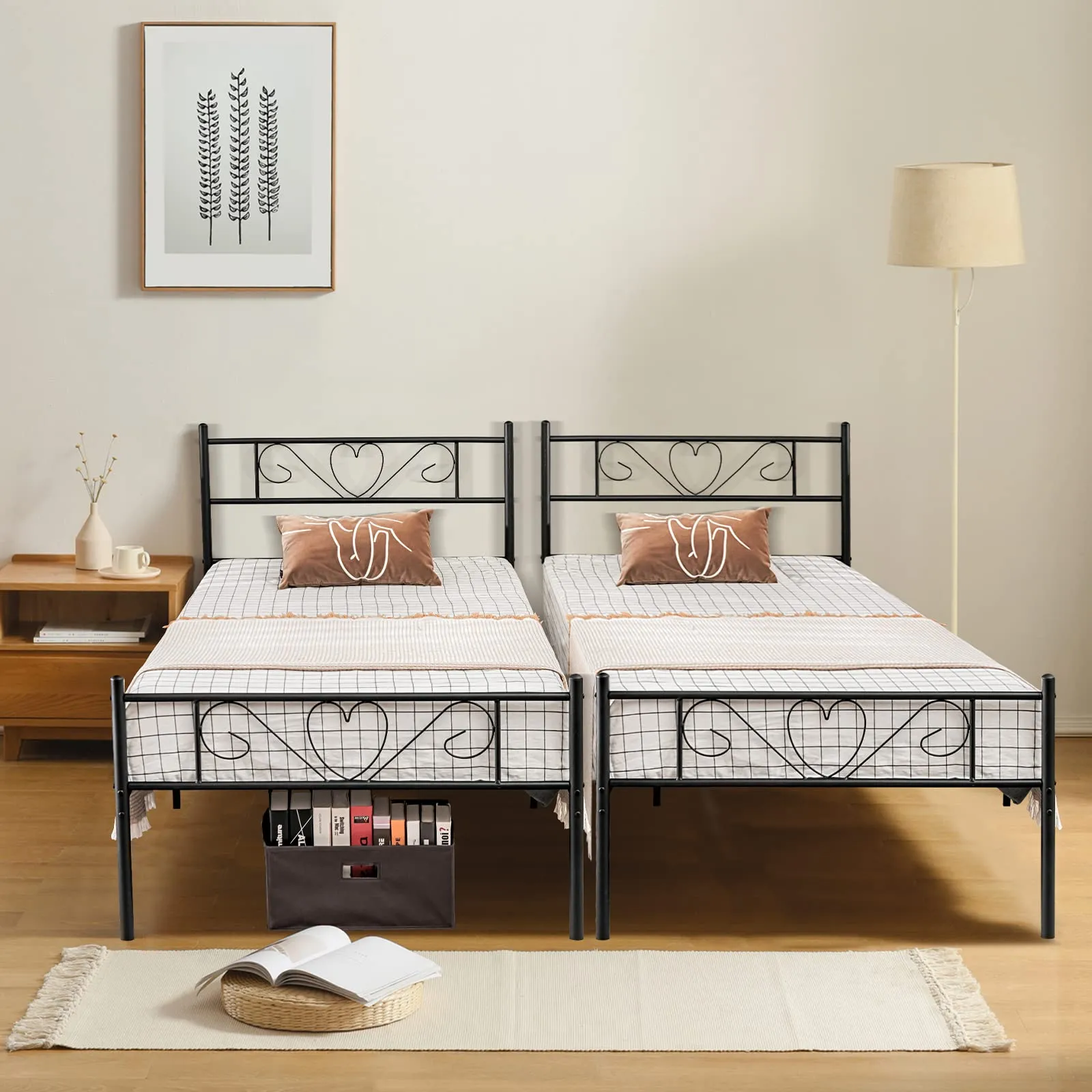 Giantex 12.5-Inch-High Twin XL Metal Bed Frame