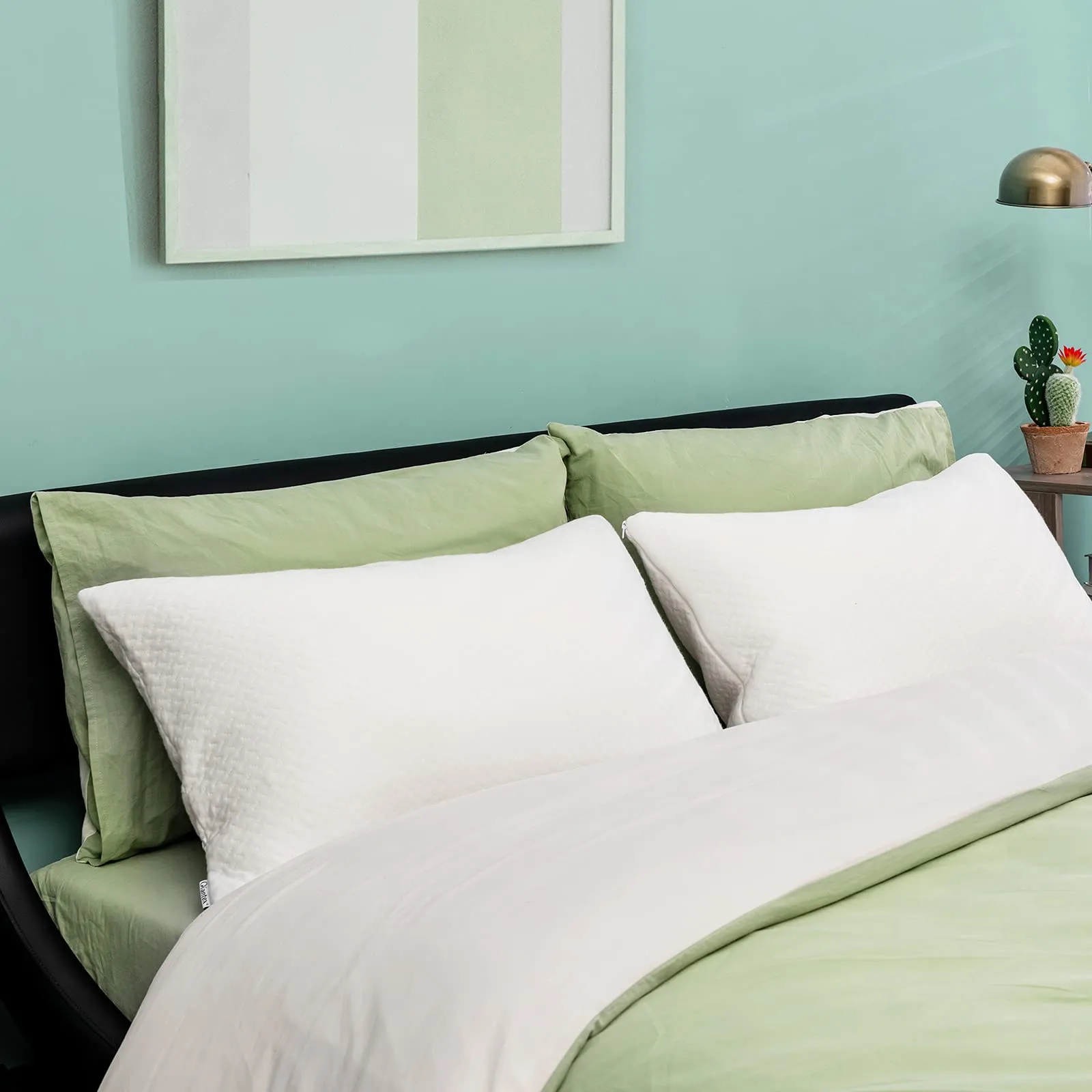 Giantex 2 Pack Shredded Memory Foam Pillows