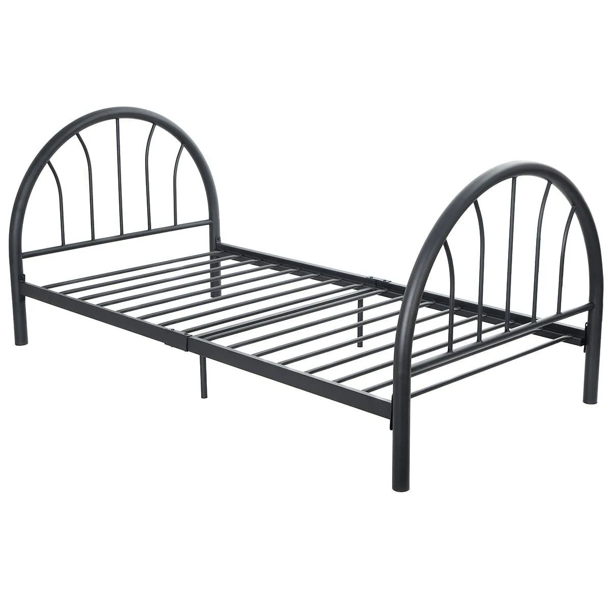 Giantex 83" x 42" x 35" Metal Bed Platform Frame Twin Size Bedroom Home Furniture