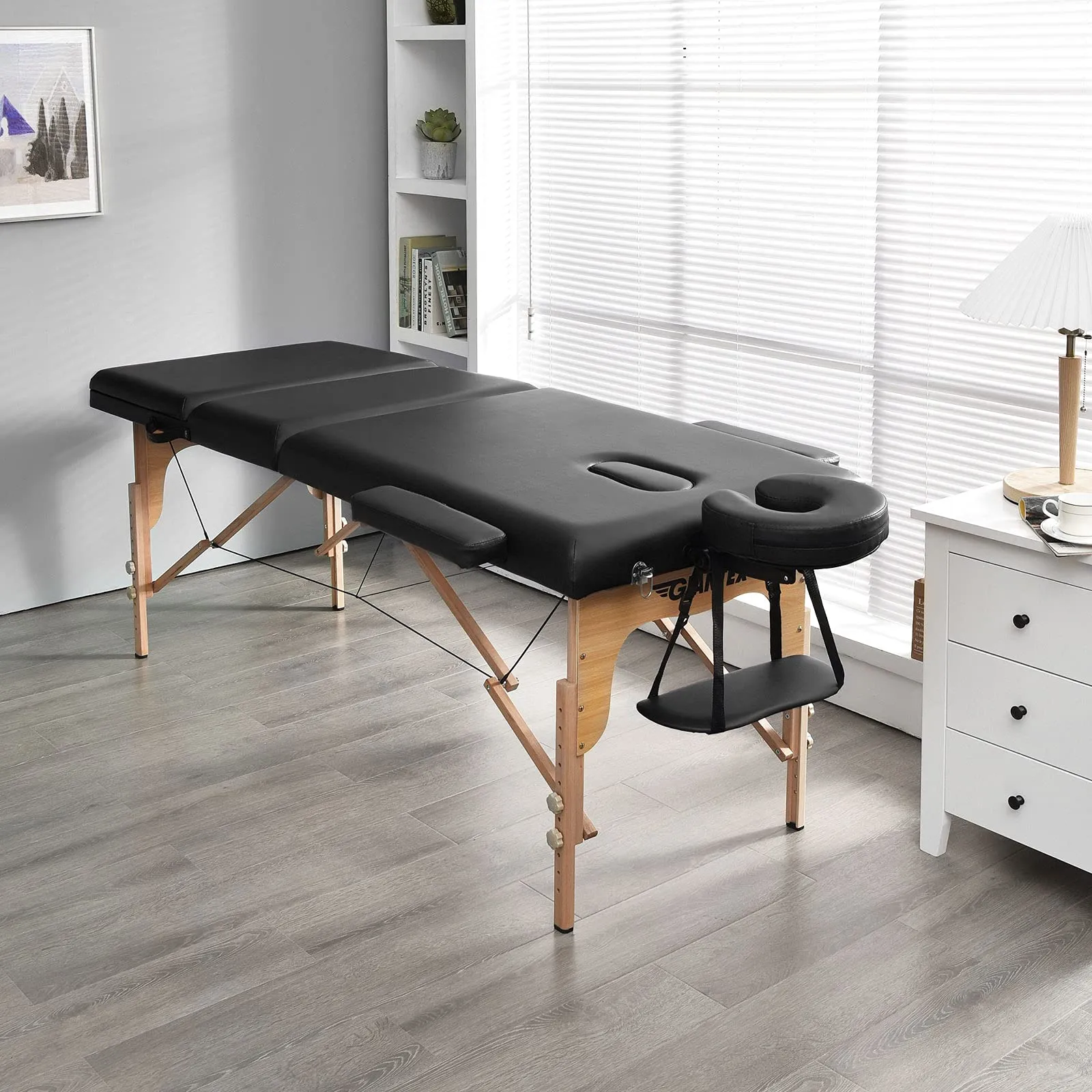 Giantex 84inch Folding Massage Table Spa Bed, 3 Folding Mode