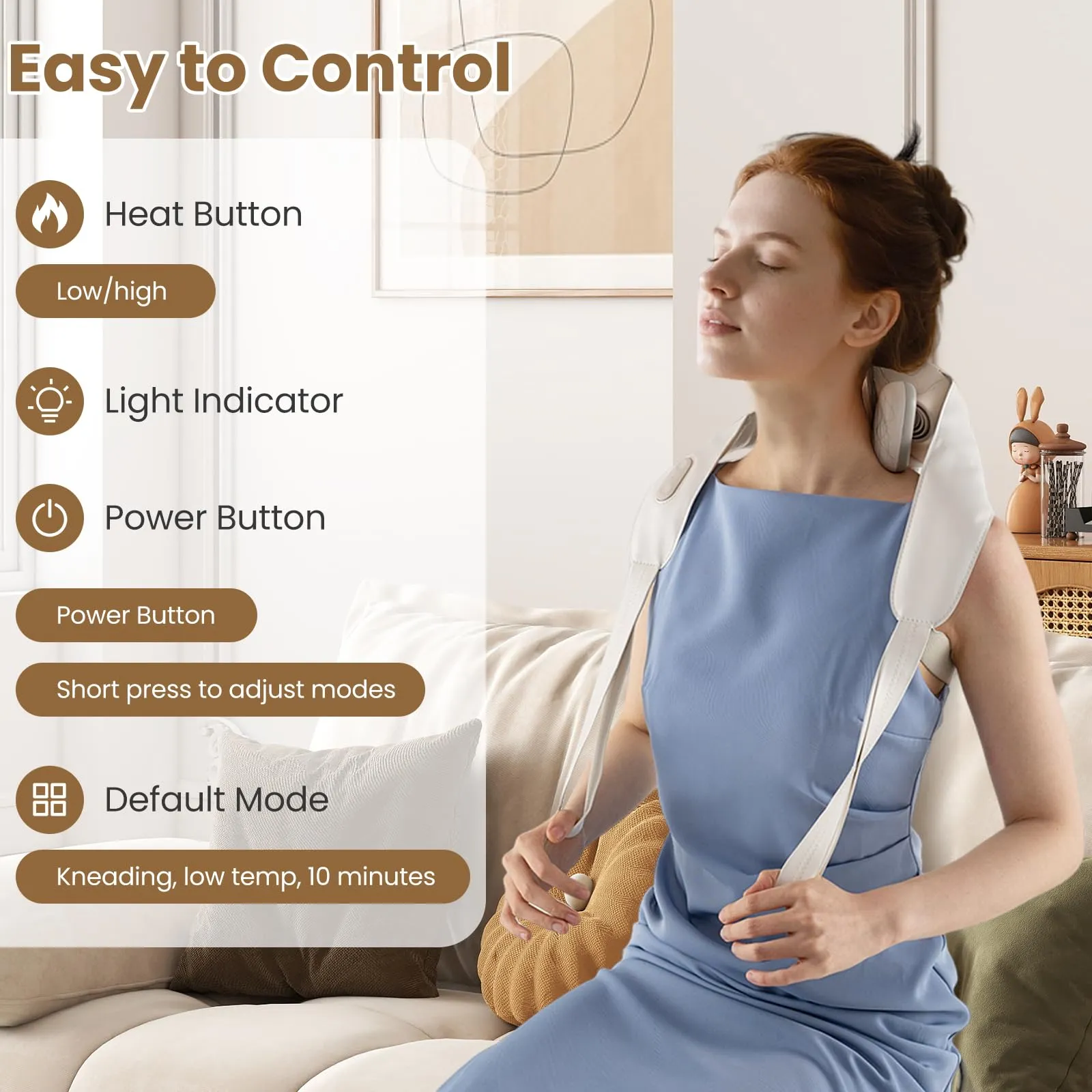 Giantex Back Massager for Pain Relief for Back Shoulder Leg