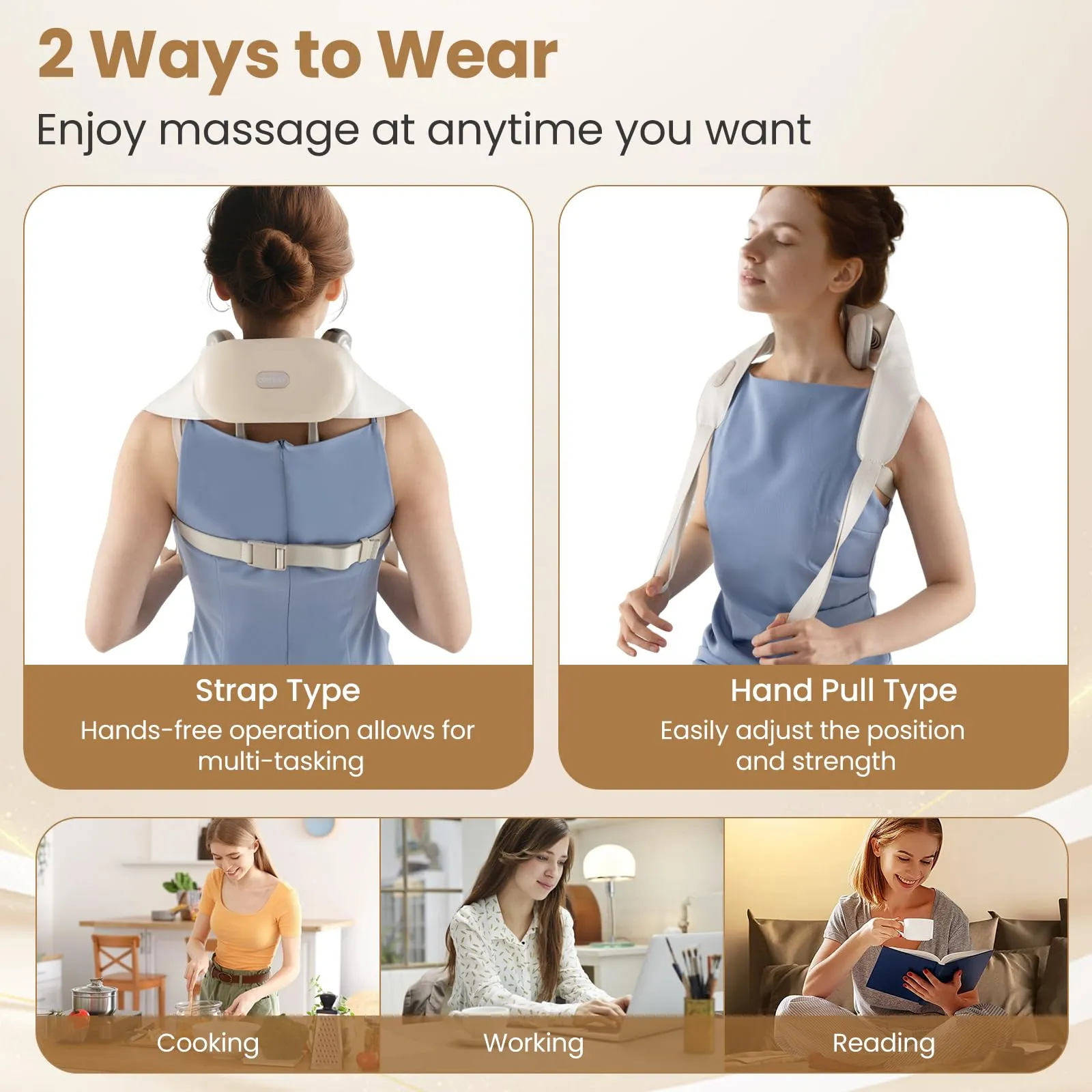 Giantex Back Massager for Pain Relief for Back Shoulder Leg