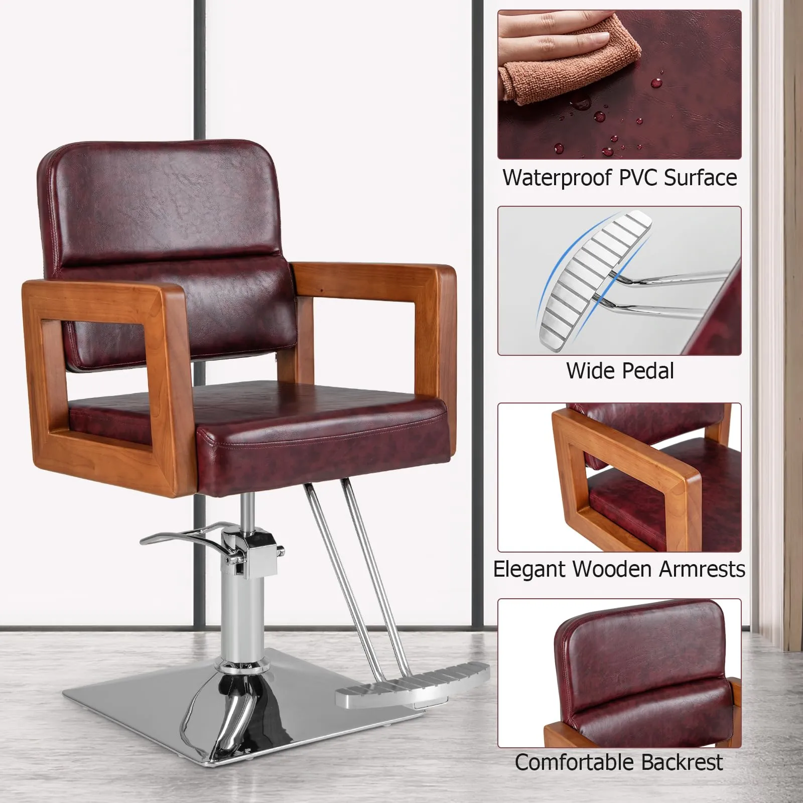 Giantex Barber Chair - Salon Chair for Hair Stylist
