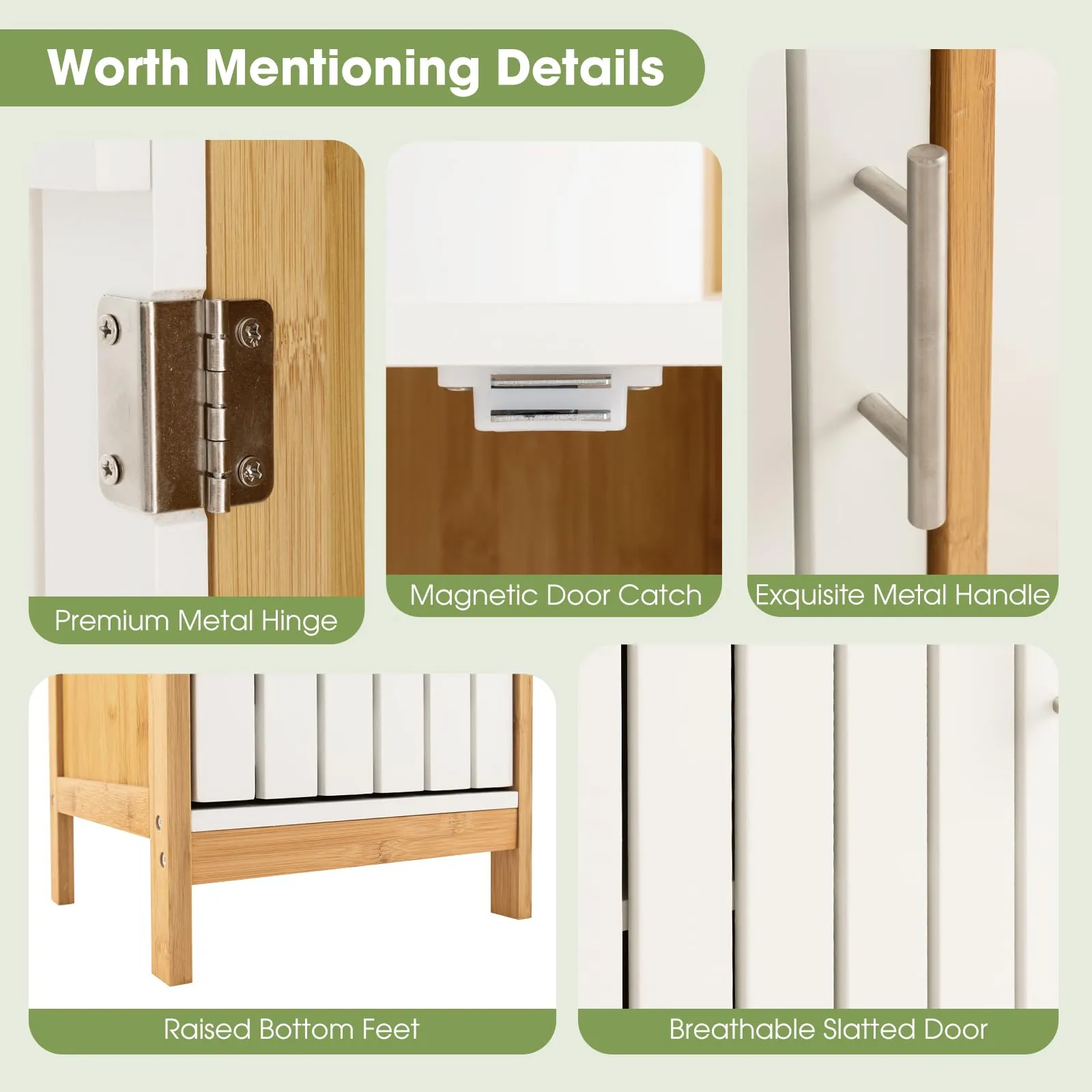 Giantex Bathroom Storage Cabinet Freestanding