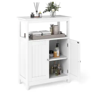 Giantex Bathroom Storage Cabinet bathroom organizer, toilet brush holder